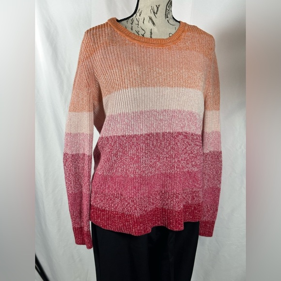 Talbots Vibrant Gradient Sweater - Picture 9 of 11
